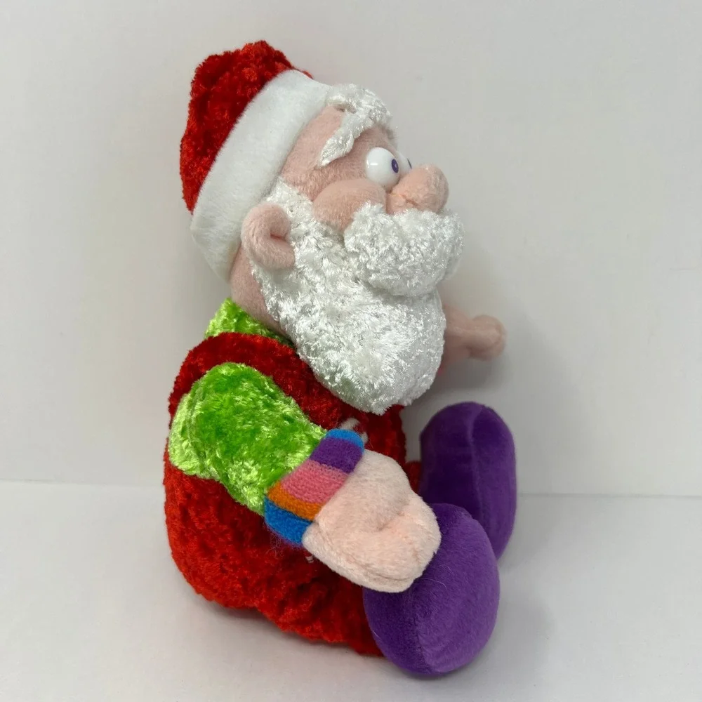 Sugar Plum Junction Santa‎ Claus Plush Doll Red Green Whimsical Holiday Toy 10